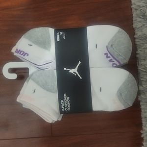 Girls Nike Jordan brand 6pack socks